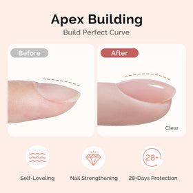 MelodySusie set curing under LED lamp for fast durable gel manicure