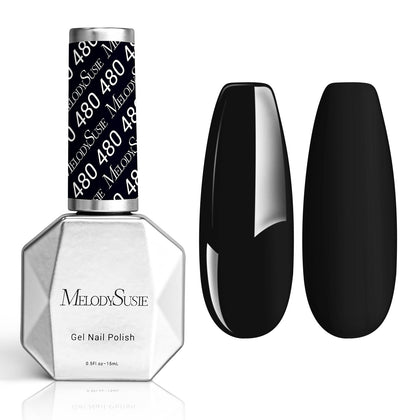 MelodySusie front bottle showing Black Abyss color and compact size benefit