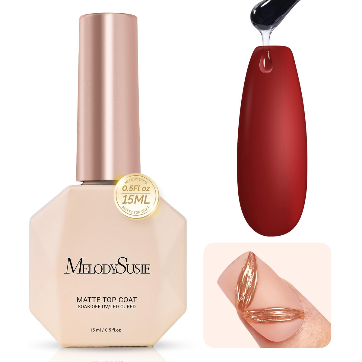 MelodySusie bottle front showing label and compact 15ml size benefit