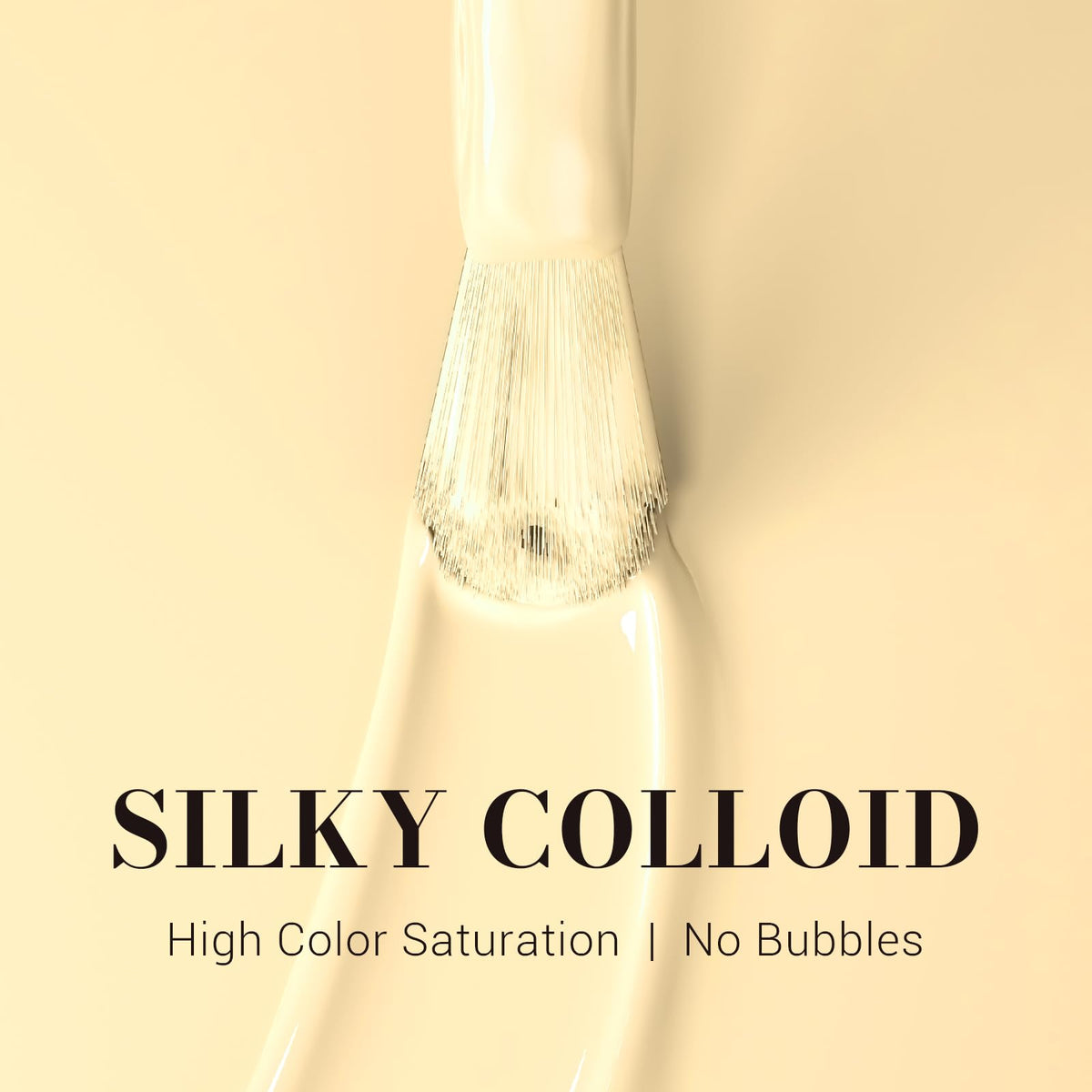 MelodySusie brush detail demonstrating smooth application for streak-free coverage