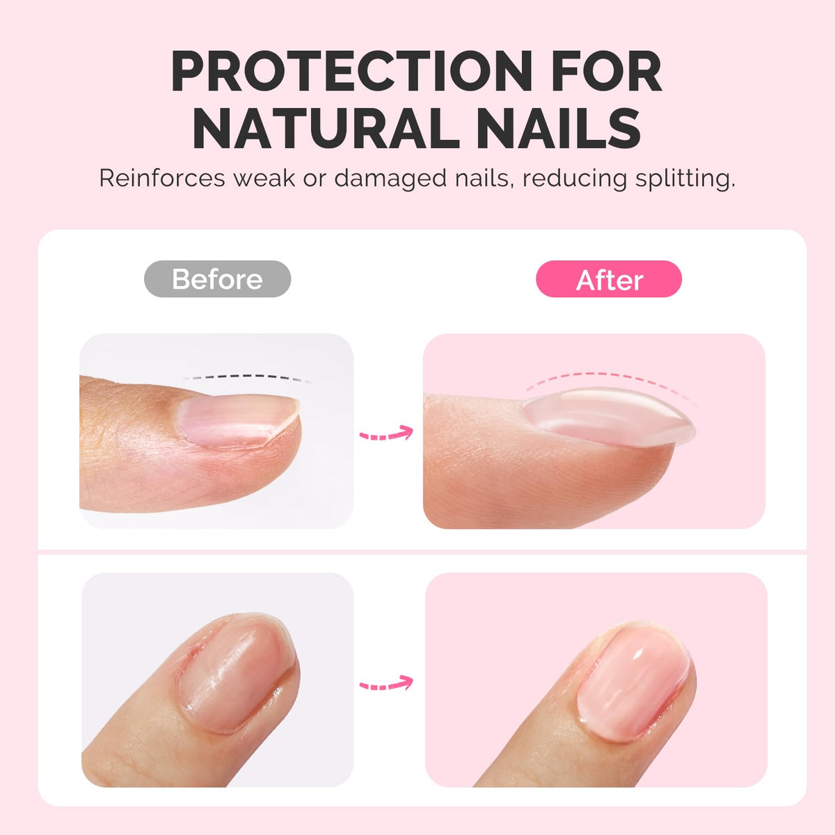 MelodySusie built-in brush applying gel for precise, easy application benefit