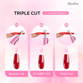 MelodySusie close-up blade edge highlighting sharp stainless-steel for clean cuts