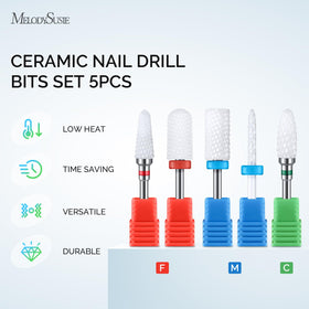 MelodySusie close-up of ceramic bit texture highlighting durable heat-dissipating surface