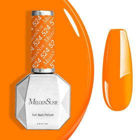 MelodySusie front label showing bright orange gel and product size