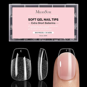 MelodySusie front packaging with 300 clear tips, showing full kit convenience