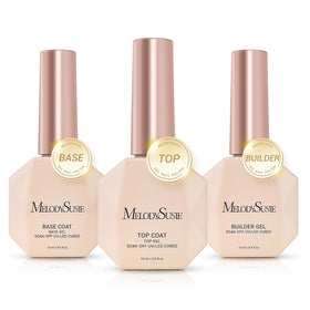 MelodySusie product front packaging showing three clear 15ml bottles and benefits