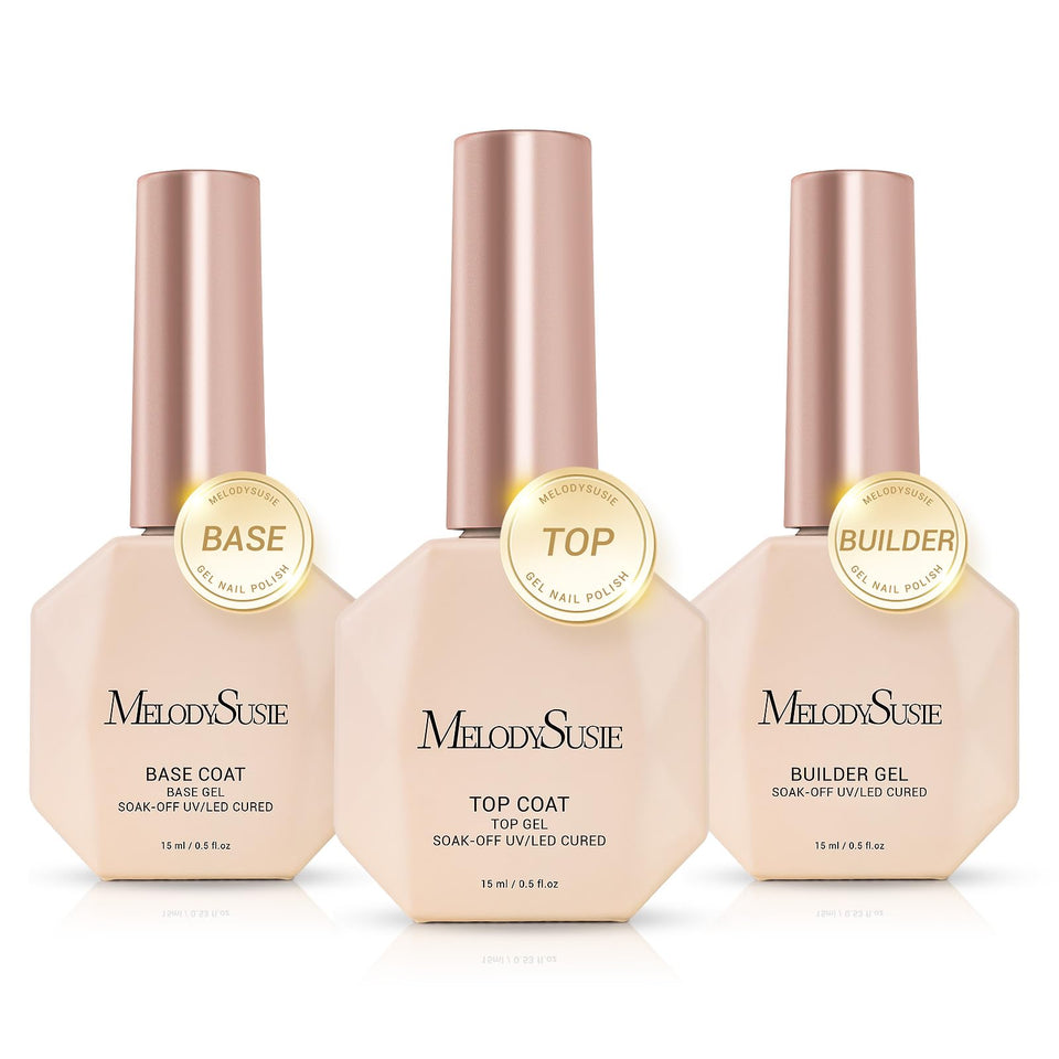 MelodySusie product front packaging showing three clear 15ml bottles and benefits