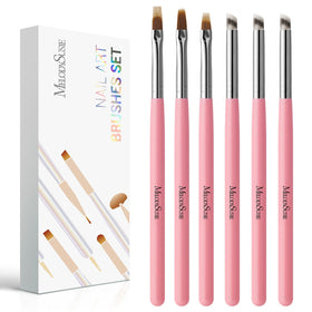 MelodySusie front packaging showing six ombre nail brushes for professional blending