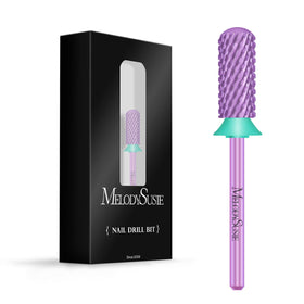 MelodySusie front packaging showing purple coarse carbide bits and benefits