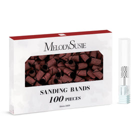 MelodySusie front packaging showing 100 sanding bands and kit convenience