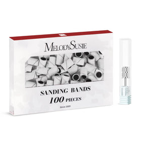 MelodySusie front packaging showing 100 sanding bands for reliable supply