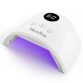MelodySusie Plus30F front view showing compact curing area and controls for fast at-home nails