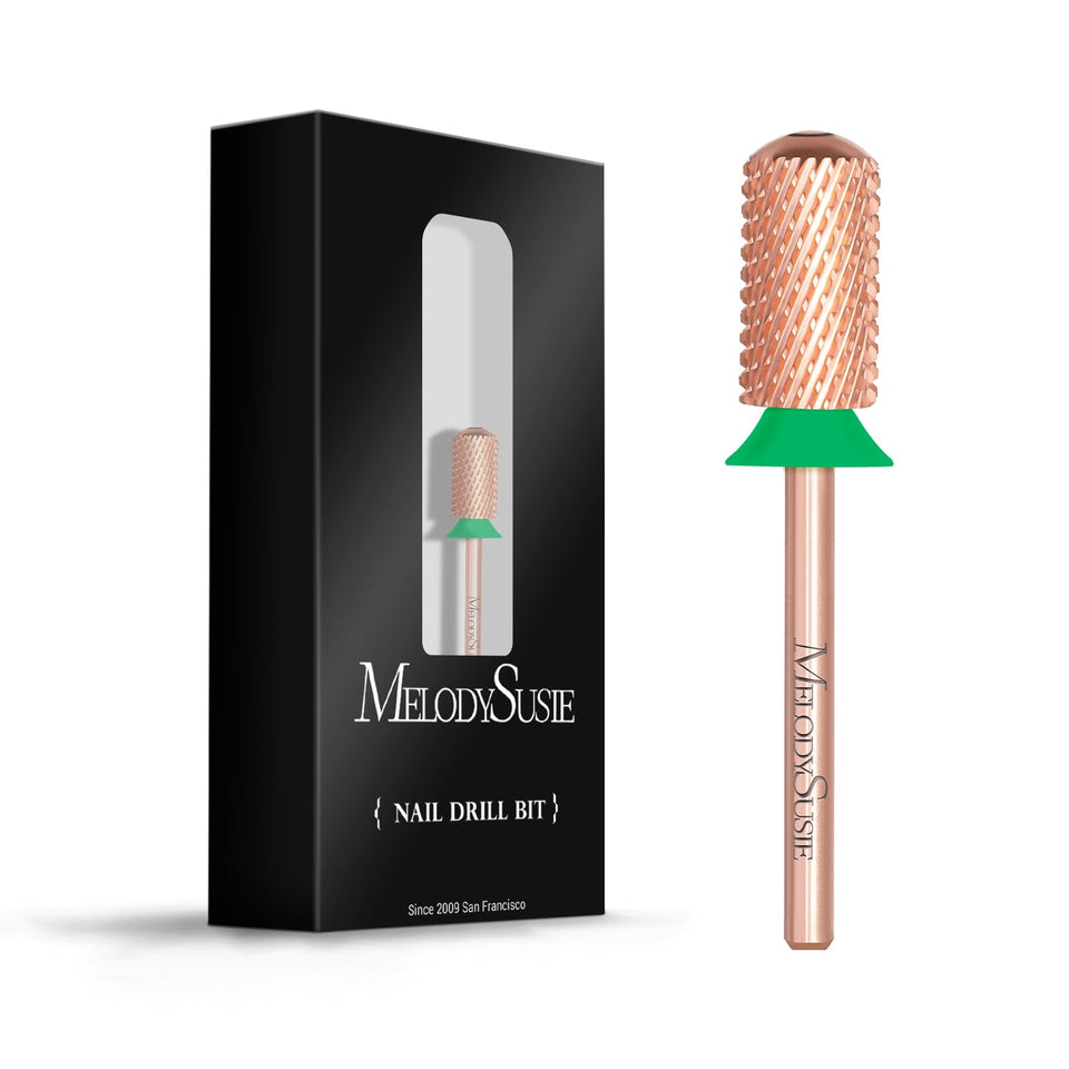 MelodySusie front view showing rose gold large barrel bit and easy handling benefit