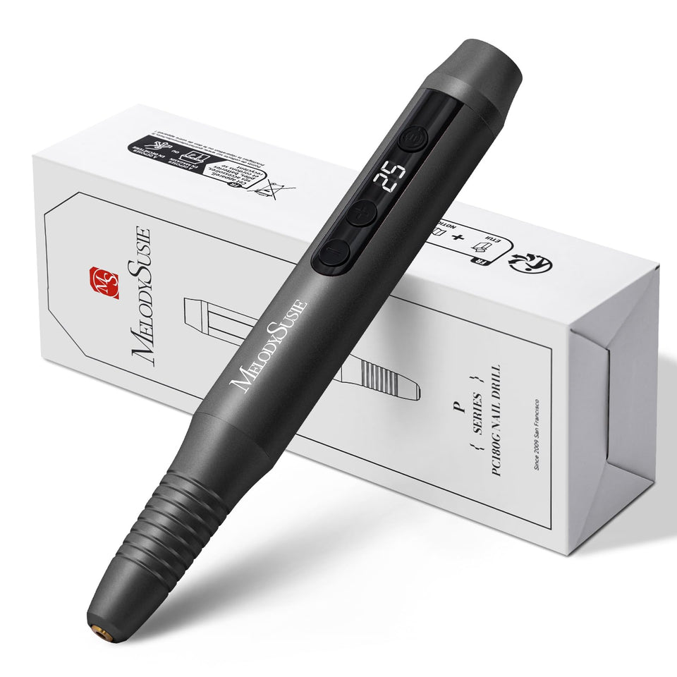 MelodySusie front view of cordless pen drill showing compact design and controls for portability