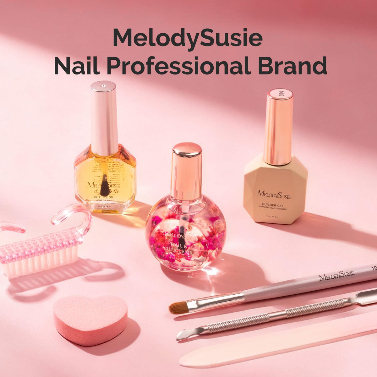 Gift-box setting with MelodySusie cuticle oil presented as a refined, ready-to-give treat