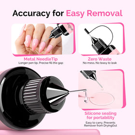 MelodySusie in use at home removing press-on nails quickly
