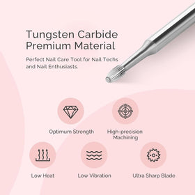 MelodySusie bit in use cleaning cuticle for precise salon prep benefit