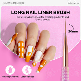 MelodySusie brush painting a delicate nail design demonstrating precise control