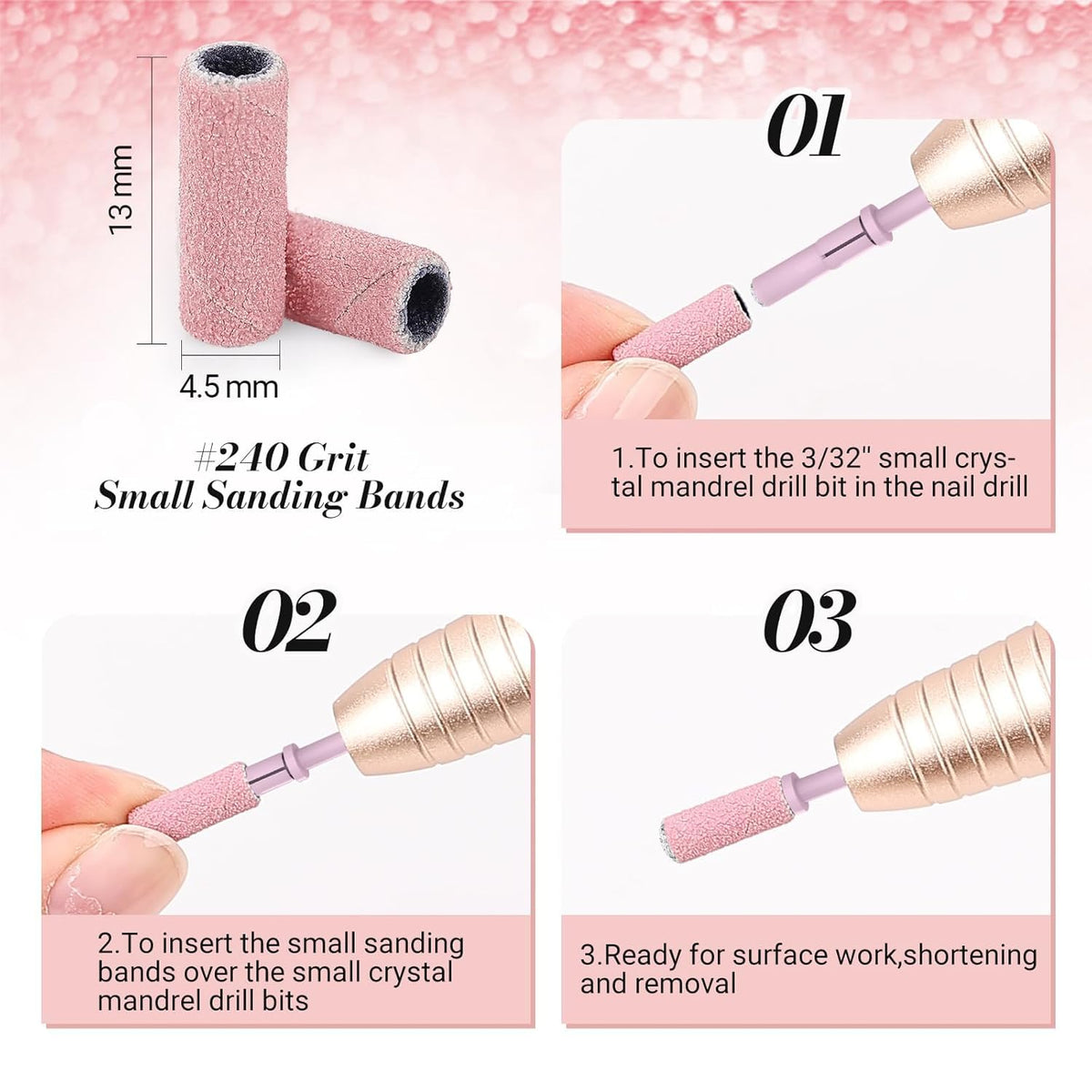 MelodySusie label and quantity stacked view illustrating 120pcs count benefit: salon supply convenience