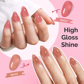 MelodySusie layered polish showing translucent to opaque transition benefit