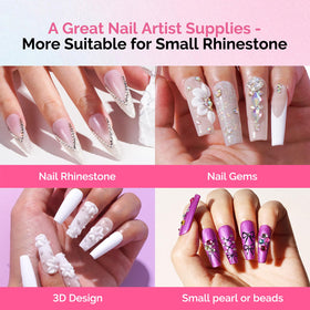 MelodySusie lifestyle workstation with cured nails showing professional results