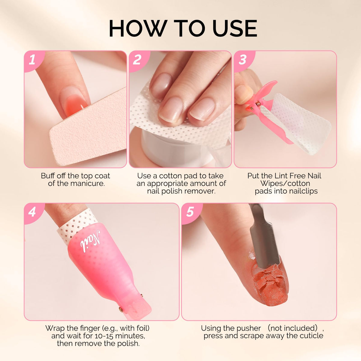 MelodySusie clips arranged on a salon table demonstrating professional at-home cleanup efficiency