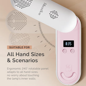 MelodySusie battery and charging port close-up emphasizing long-lasting rechargeable power