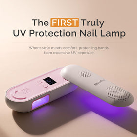 MelodySusie rotatable panel detail demonstrating 240° movement for tailored nail positioning