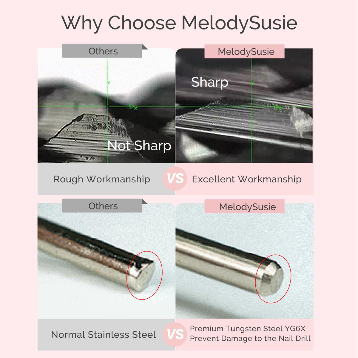 MelodySusie packaged bit with label indicating professional quality benefit