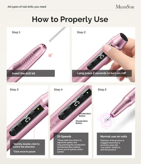 MelodySusie side profile emphasizing lightweight pen-shaped design for reduced fatigue