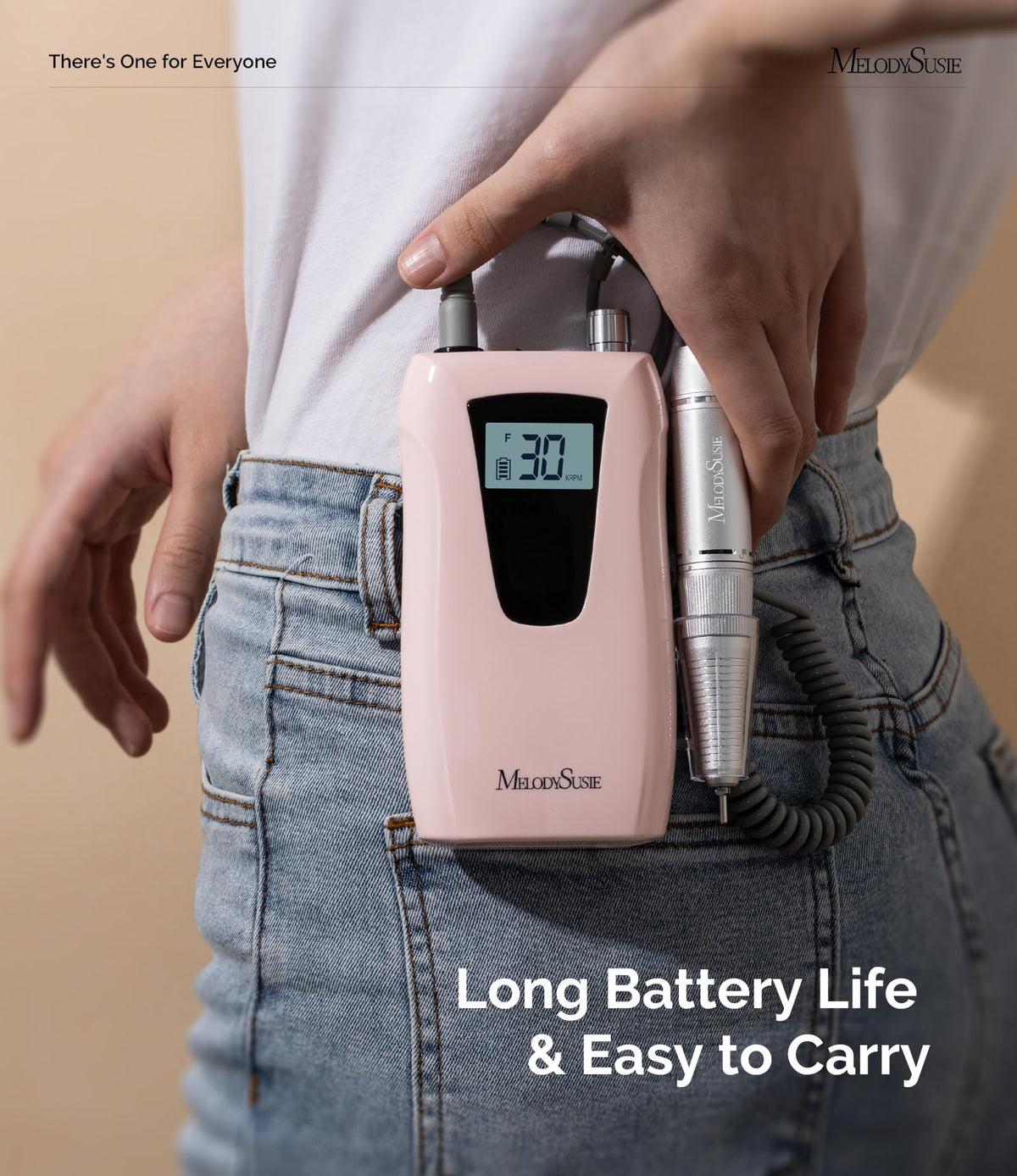 MelodySusie pen handpiece close-up for ergonomic comfortable grip