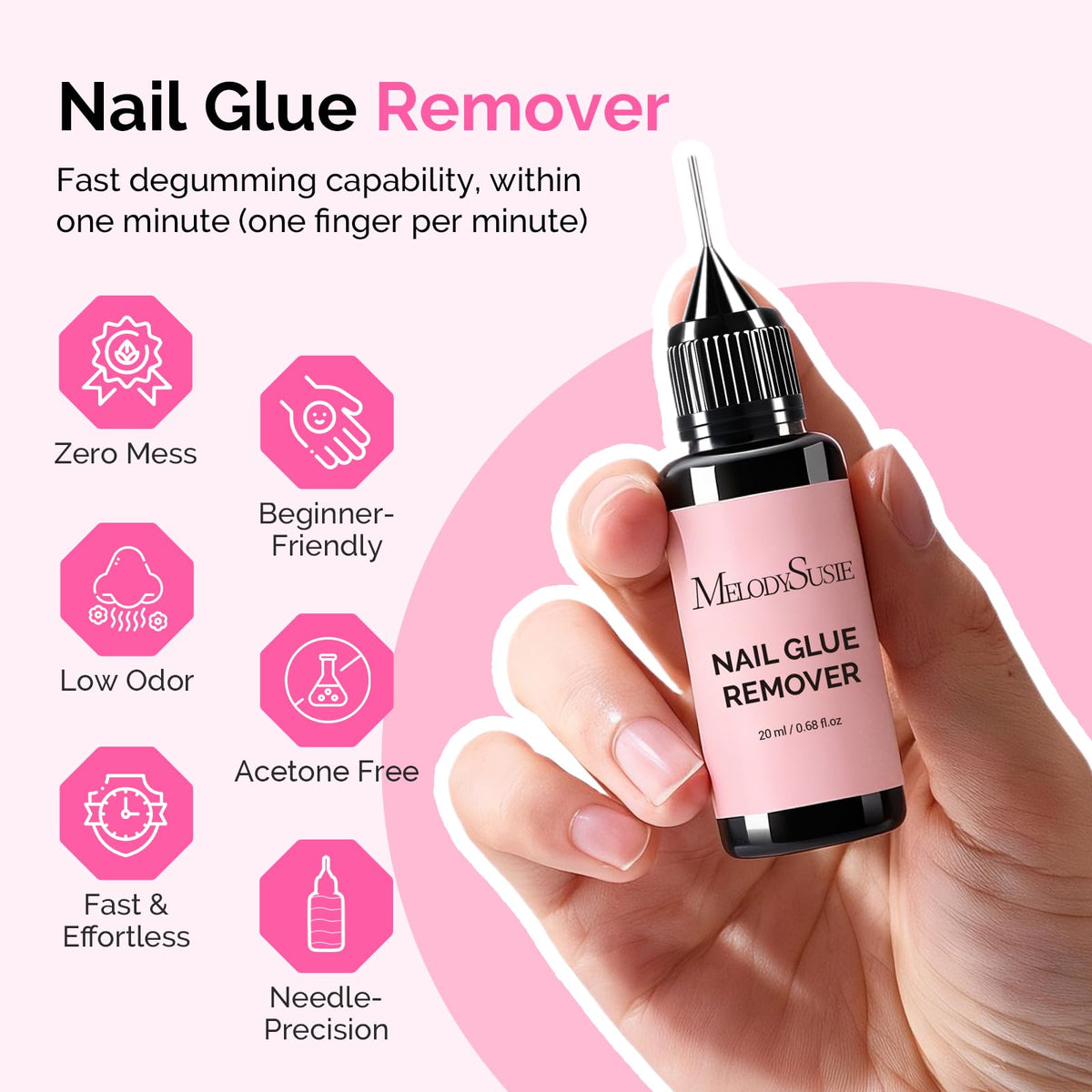 MelodySusie pen tip close-up for precise glue application and control