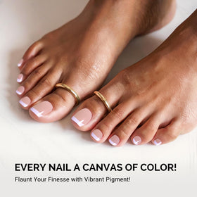 MelodySusie prep wipes and file included for fast, clean pedicure prep