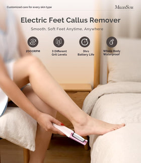 MelodySusie device held in hand to show scale, cordless portability benefit