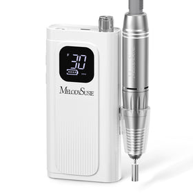 MelodySusie SC300F front view showing compact white body and controls for portable filing