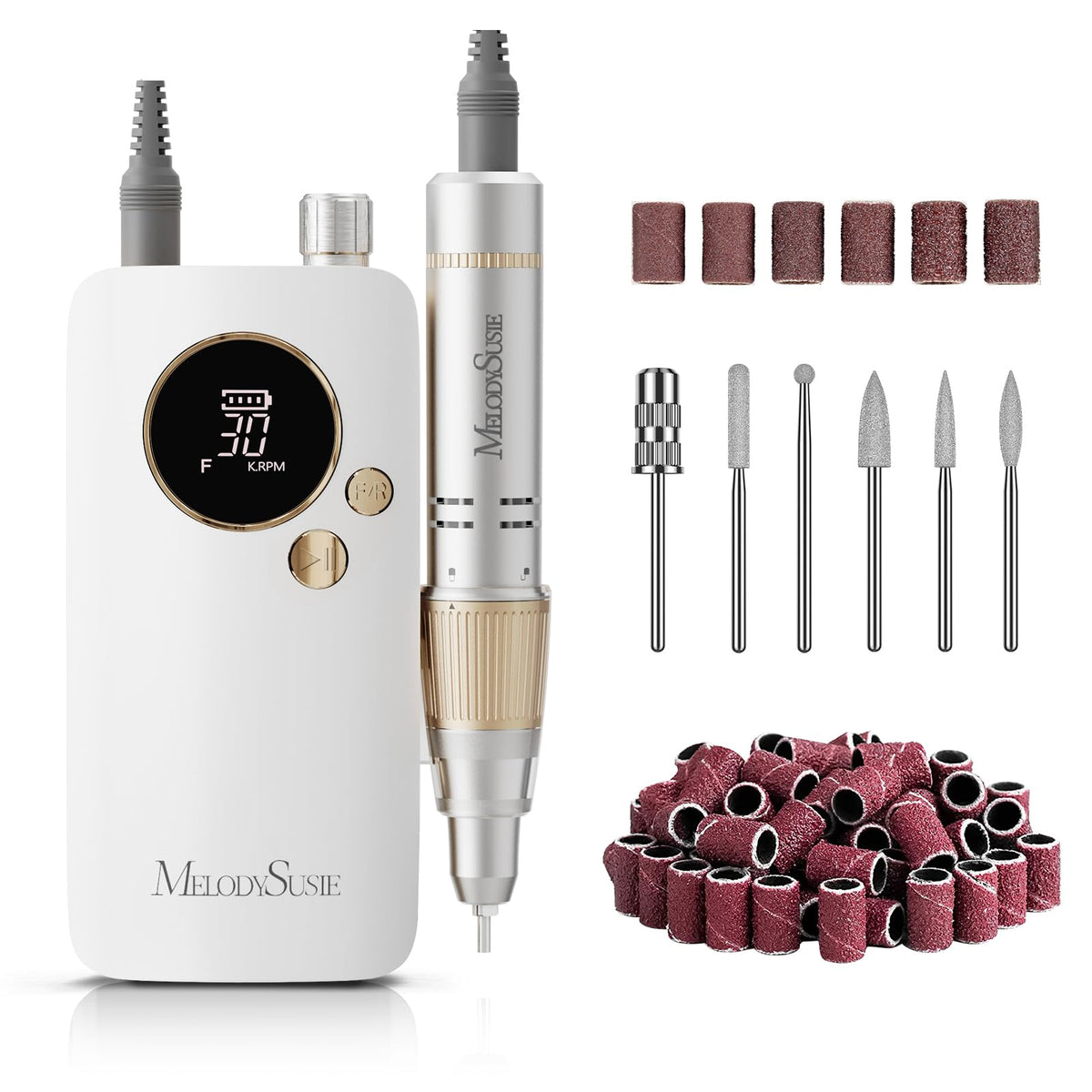 MelodySusie SC320F front packaging showing compact e-file and pastel design for easy portability