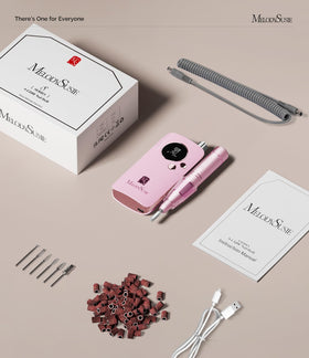 MelodySusie SC320F in-use during a manicure session showing steady control and efficient shaping