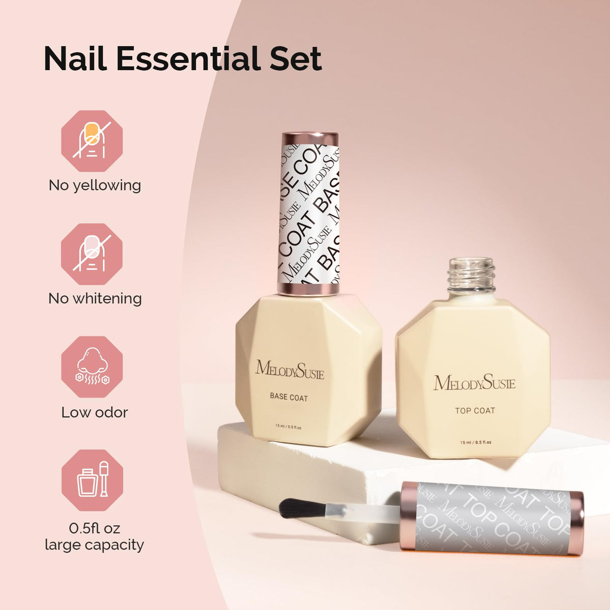 MelodySusie bottles beside ruler showing 15ml scale for size clarity