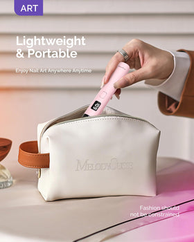 MelodySusie P-ART01R beside a coin to show scale and pocket-friendly portability