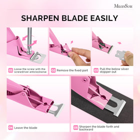 MelodySusie clippers beside ruler to show scale and accurate length control
