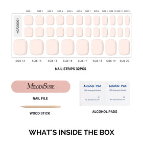 MelodySusie laid out kit contents with 16 sizes and prep wipes, easy selection benefit