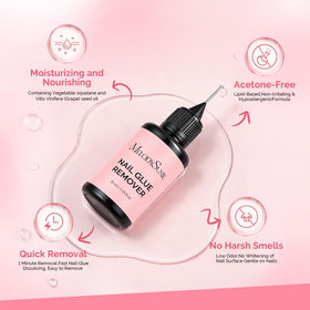 MelodySusie remover texture droplet showing gentle moisturizing action