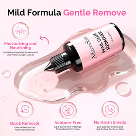 MelodySusie remover texture on skin demonstrating moisturizing effect