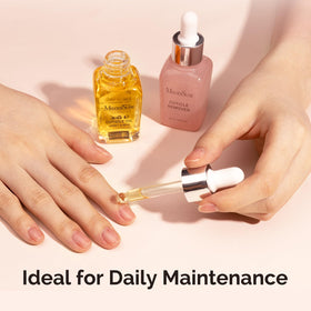 MelodySusie on a vanity styled for at-home manicure inspiration