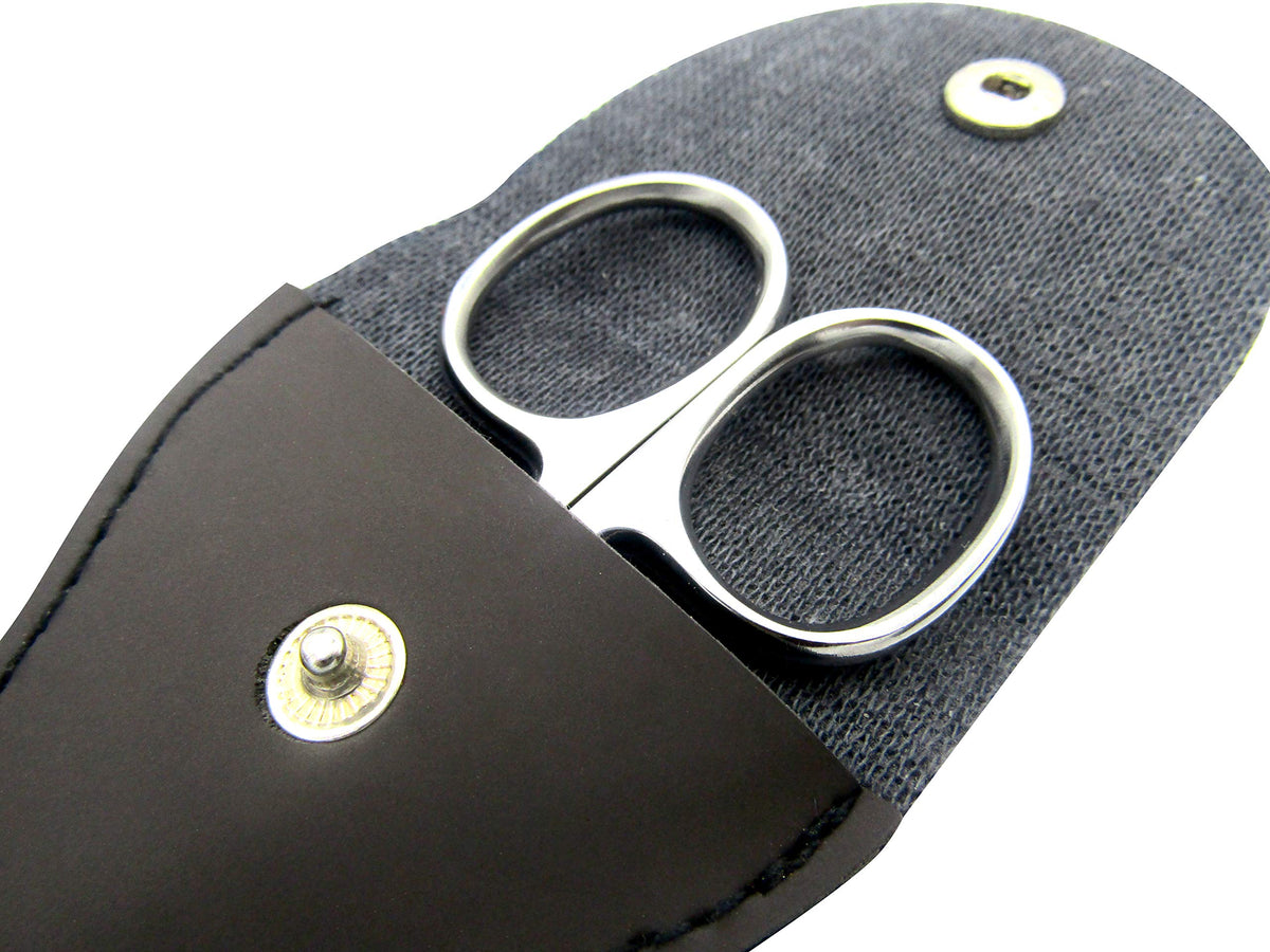 MELWEY scissors on bathroom counter staged for everyday grooming readiness