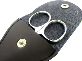 MELWEY scissors on bathroom counter staged for everyday grooming readiness
