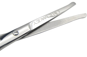 MELWEY scissors trimming nose hair demonstrating safe precise grooming