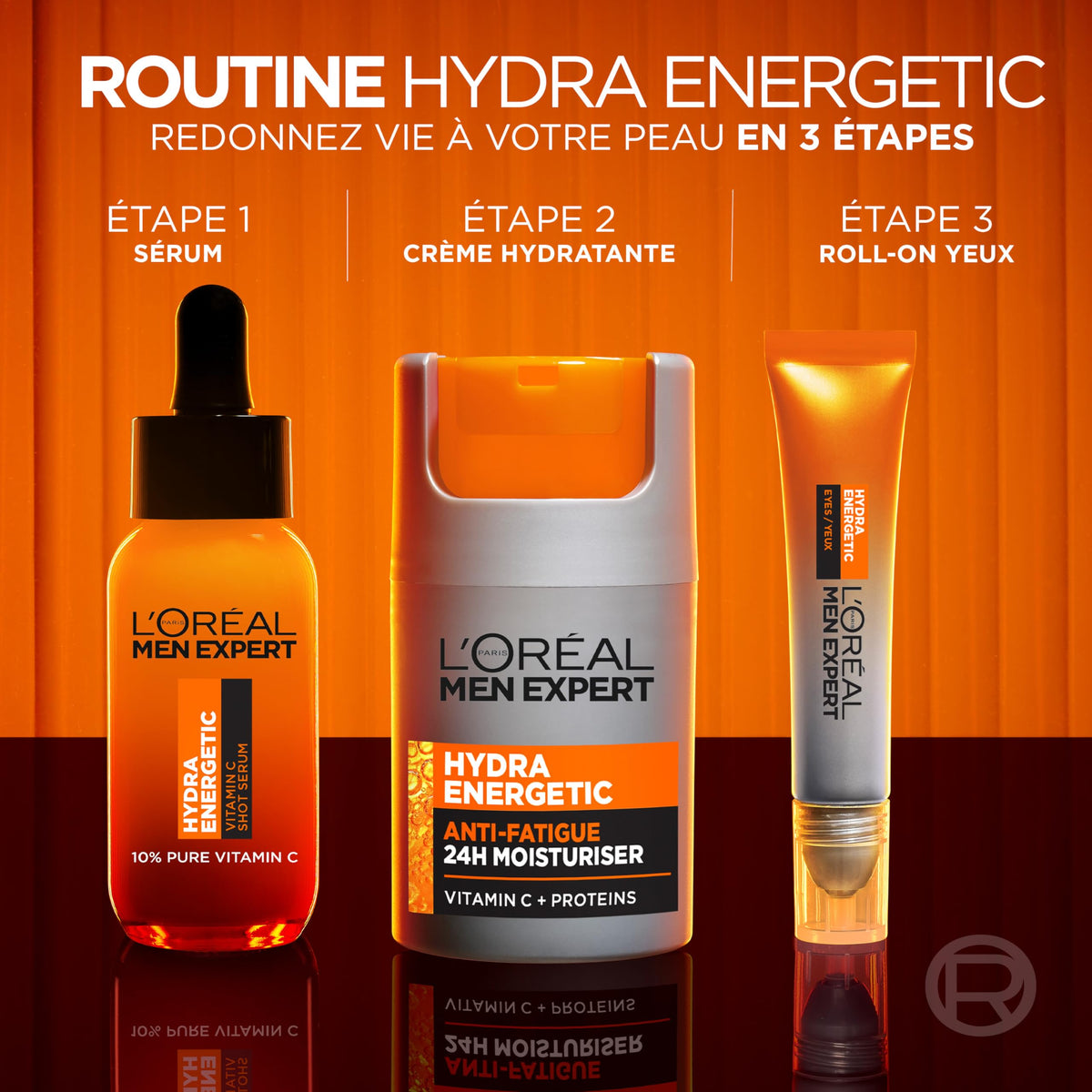 MEN EXPERT dispensing lotion to show easy pump application and precise amount