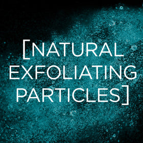 MEN EXPERT texture close-up highlighting natural exfoliating particles