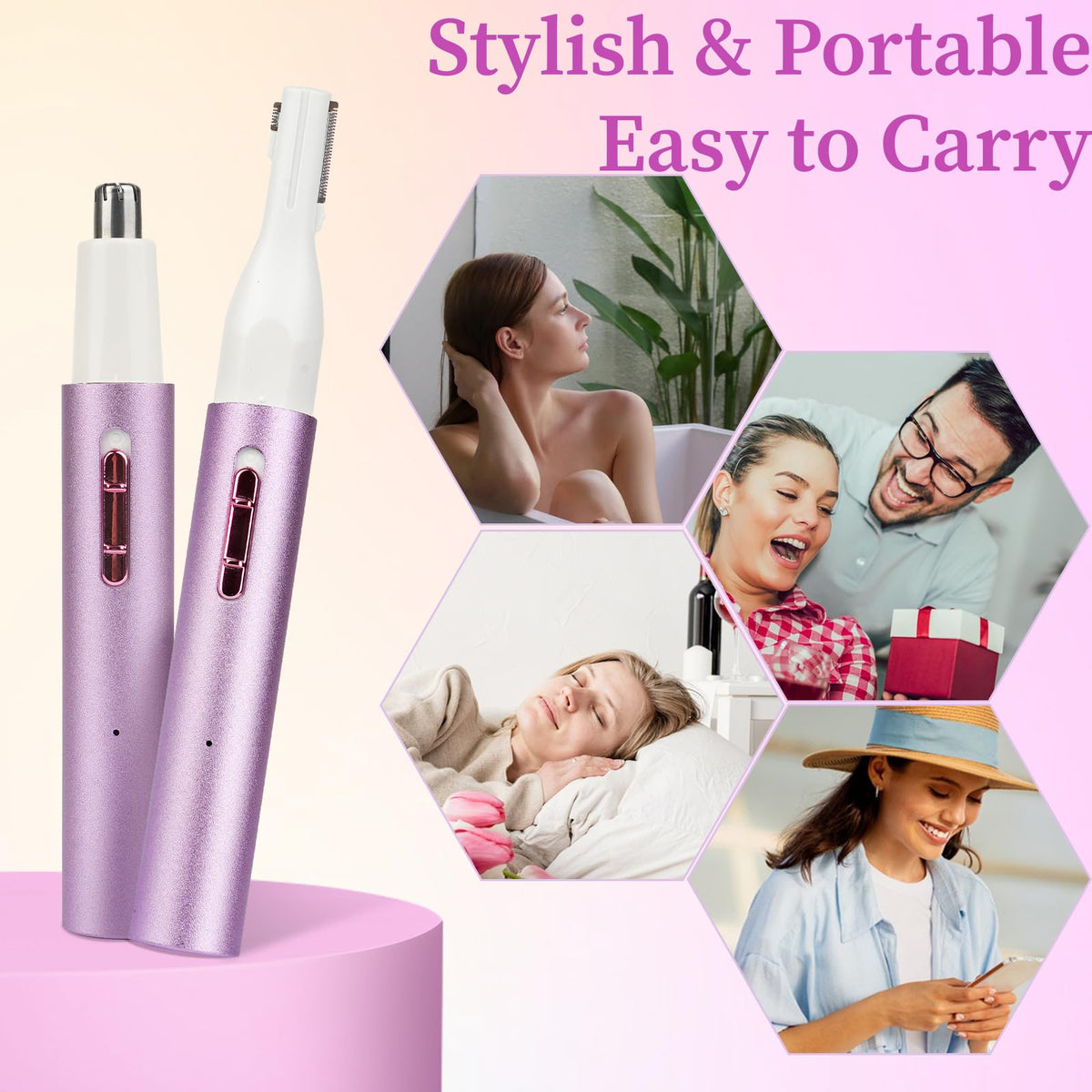 Mendaping lifestyle bathroom counter displaying stylish grooming tool for daily use
